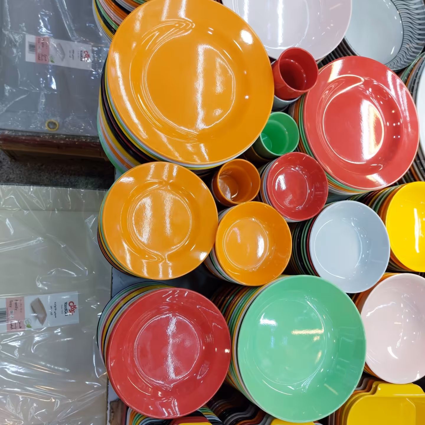 سفارش ملامین درجه یک رنگارنگ گرد