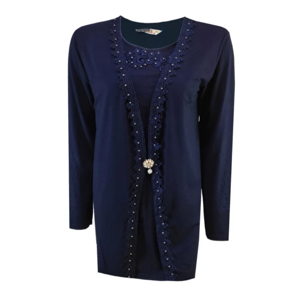 تخفیف ویژه تونیک زنانه سرمه ای سایز40تا46 ارسال رایگان