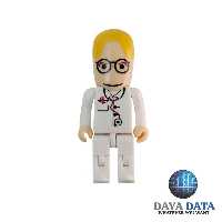 فلش مموری فانتزی  دایا  دیتا طرح جراح  مدلPF1097-53 ظرفیت64GB -USB3  رنگ  سفید