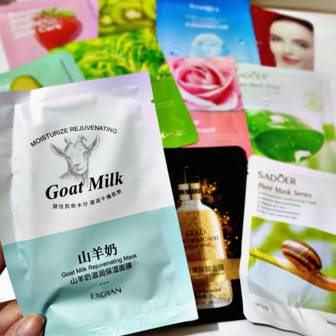 ماسک ورقه ای در  برندهای مختلف با قیمتی استثنایی 