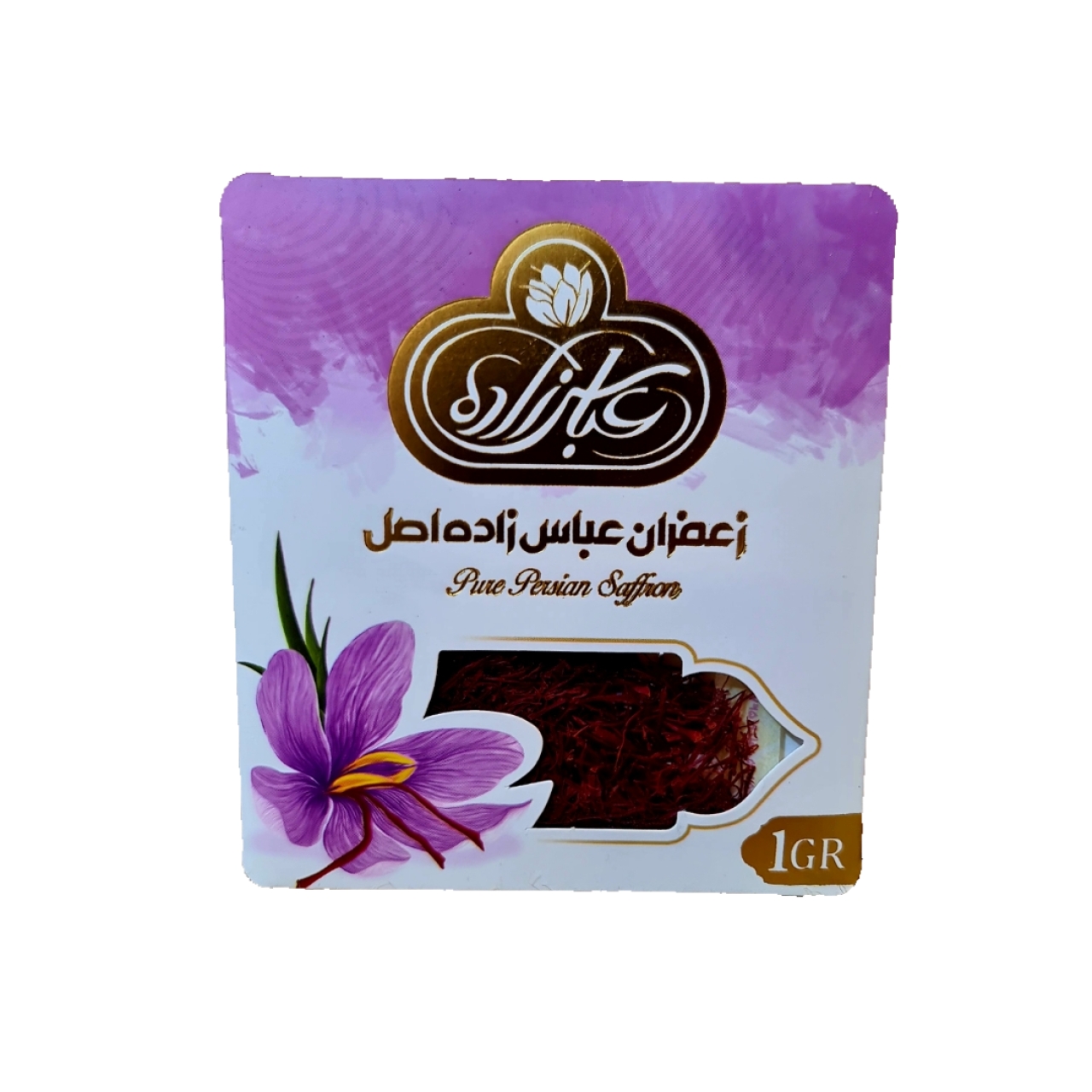 زعفران درجه یک عباس زاده حجم یک گرم