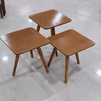 میز عسلی پاتریس مربعی  چوب روس مخصوص پذیرایی و کنار مبلی