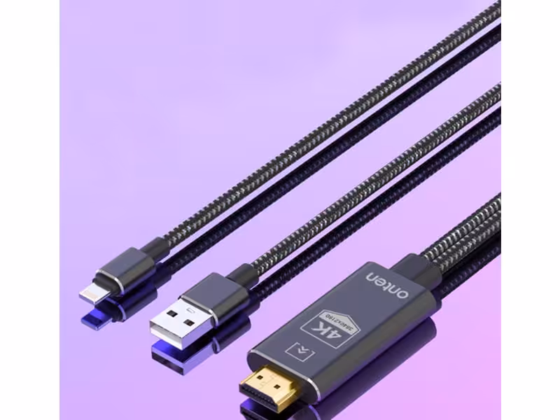 کابل تبدیل لایتنینگ به HDMI  اونتن مدل Lightning to HDMI cable OTN-7522S