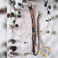 دستبند دوستی دخترانه و پسرانه طرح سنتی مدل دیبا