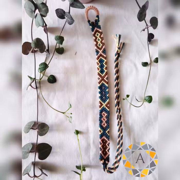 دستبند دوستی دخترانه و پسرانه طرح سنتی مدل دیبا