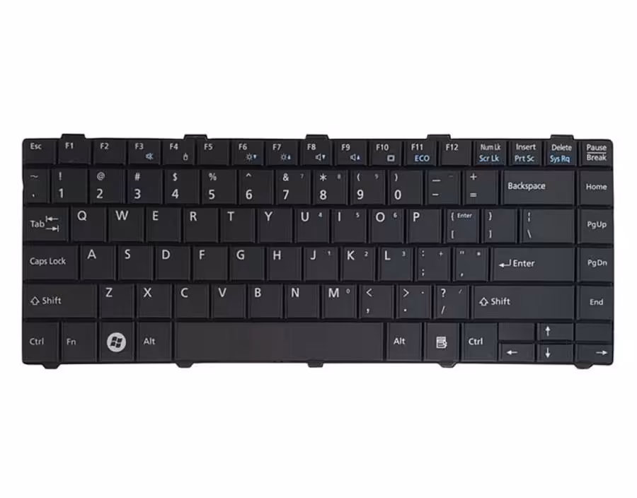 کیبورد لپ تاپ فوجیتسو مدل LifeBook LH530 مشکی