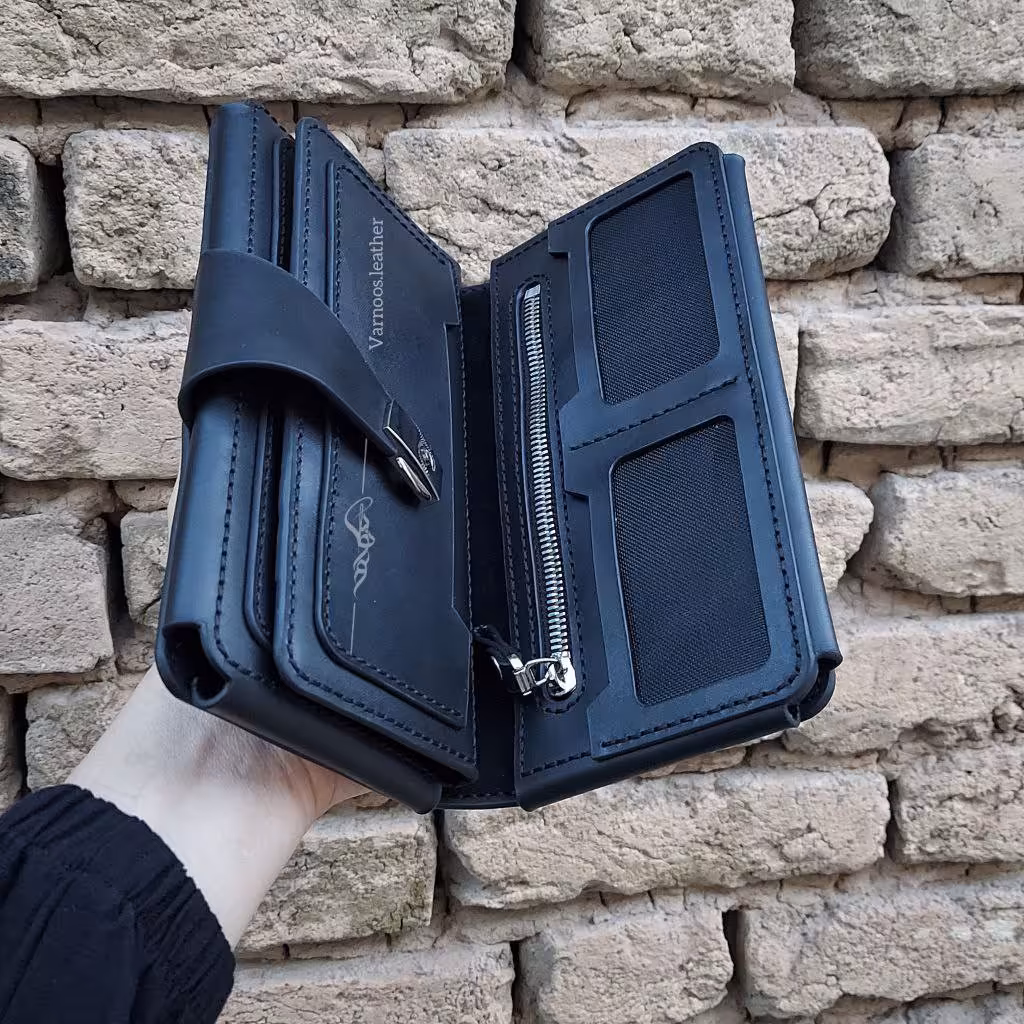 کیف پول  سه لت  کیف مدارک