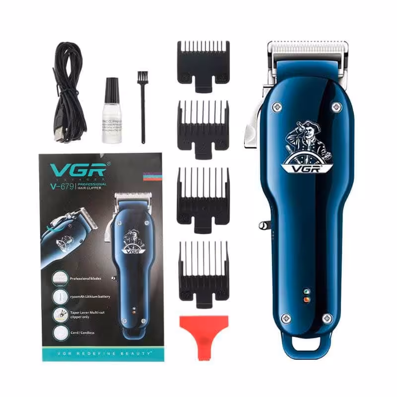 ماشین اصلاح موی سر و صورت وی جی ار مدل V-679