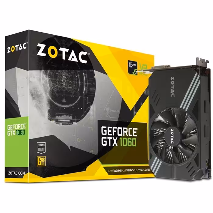 کارت گرافیک زوتاک مدل جی تی ایکس 1060 مینی با حافظه 6 گیگابایت