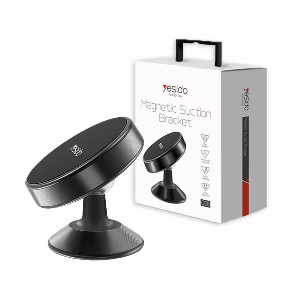 پایه نگهدارنده موبایل آهنربایی خودرو برند Yesido مدل C56Yesido C56 Magnetic Phone Holder