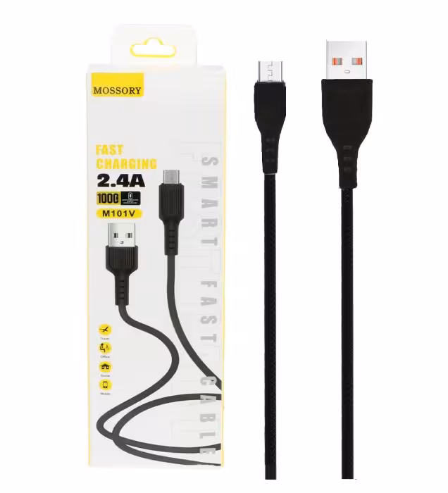 کابل شارژ فست میکرو یو اس بی موسوری مدل M101V