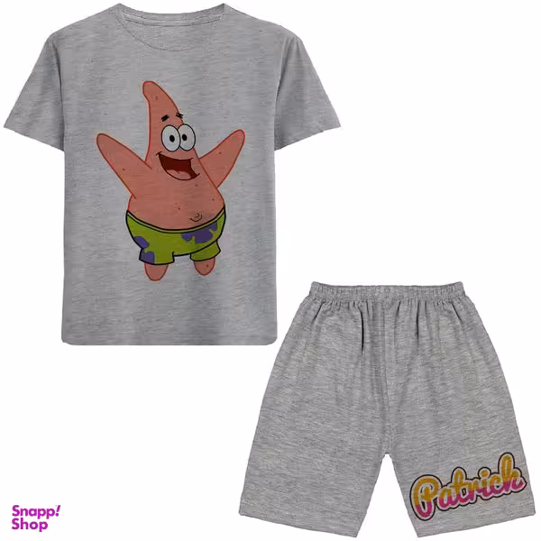 ست تیشرت و شلوارک پسرانه مدل پاتریک A05