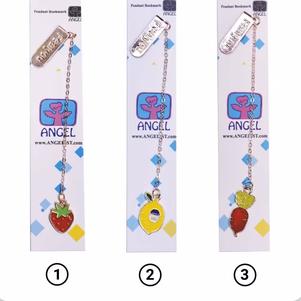 بوک مارک فانتزی( نشانگر کتاب)، زنجیر دار، 10 سانتی متر