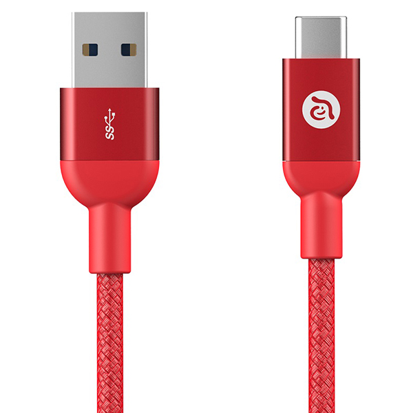 کابل 1 متری آدام المنتس ADAM ELEMENTS تبدیل USB-C به USB3.0 مدل CASA M100 - قرمز - Hiapple.ir