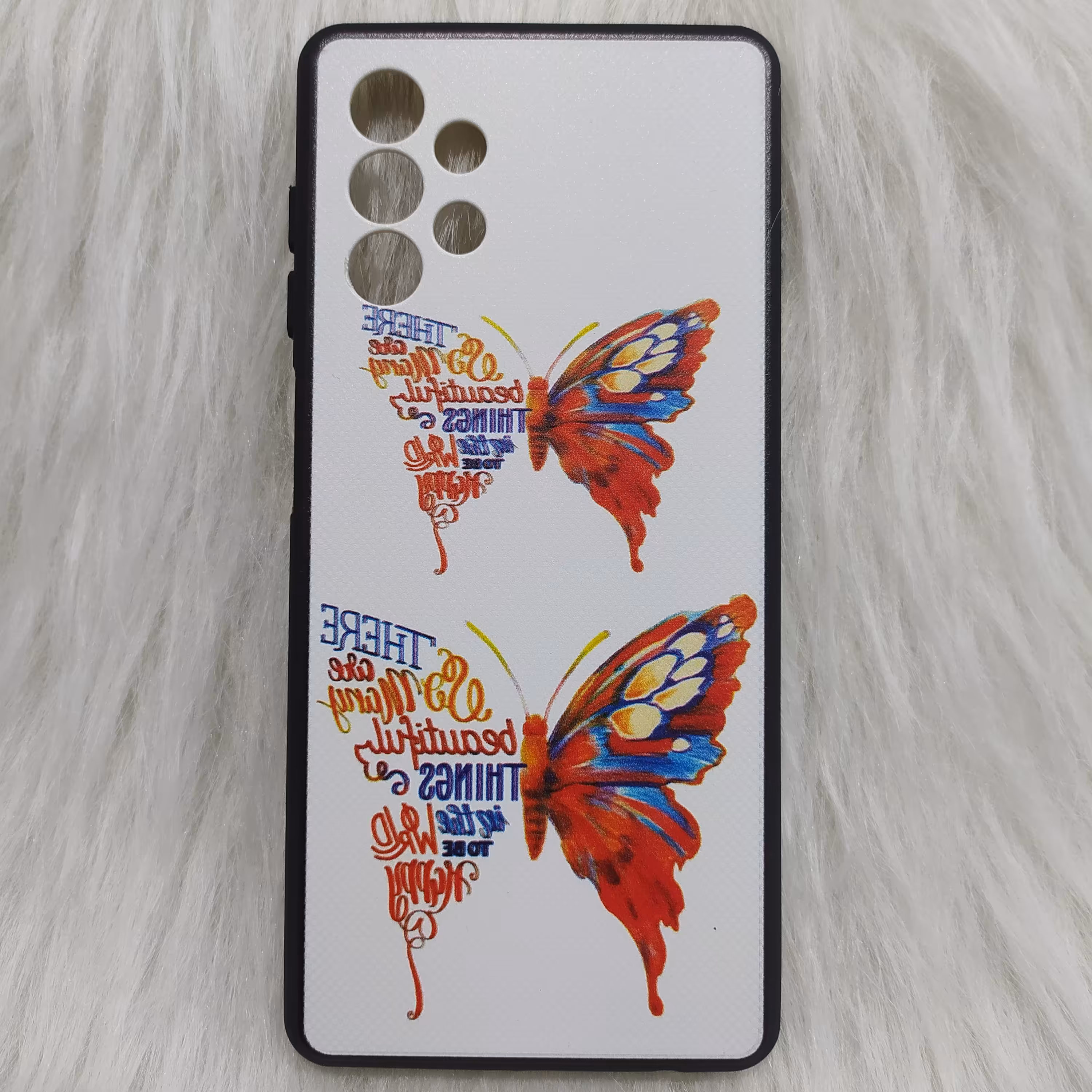 گارد سامسونگ A13 طرح دار برجسته طرح پروانه 