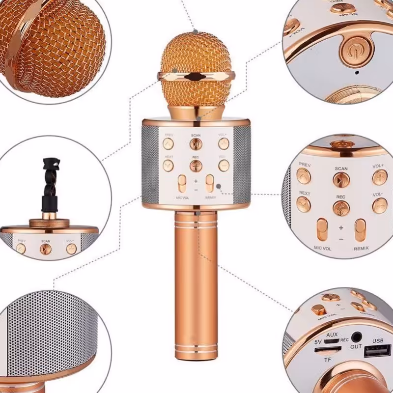 میکروفون اسپیکر مدل WS-858