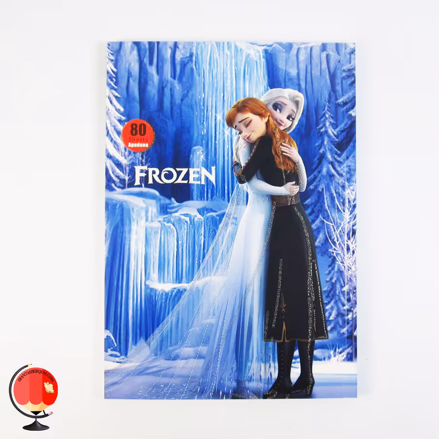 دفتر مشق 80 برگ طرح فروزن آپادانا