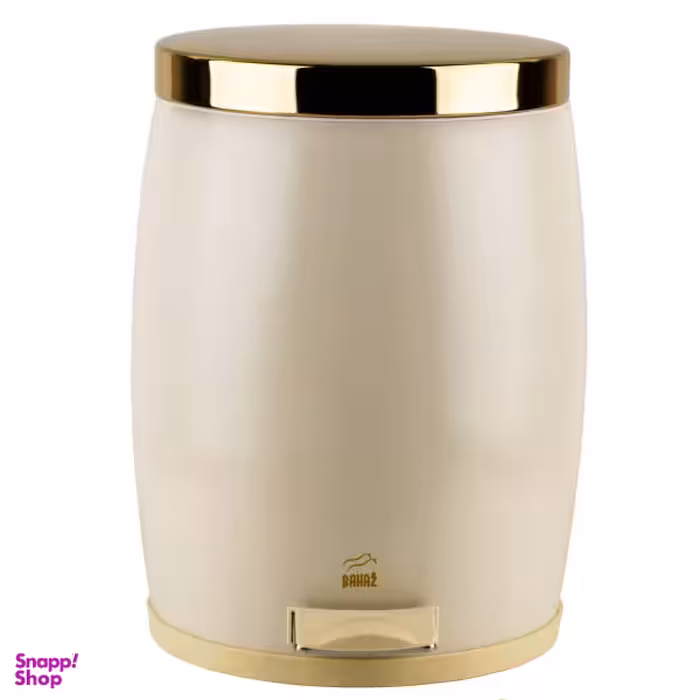 سطل زباله پدالی بهاز کالا مدل خمره ای کد DR GOLD