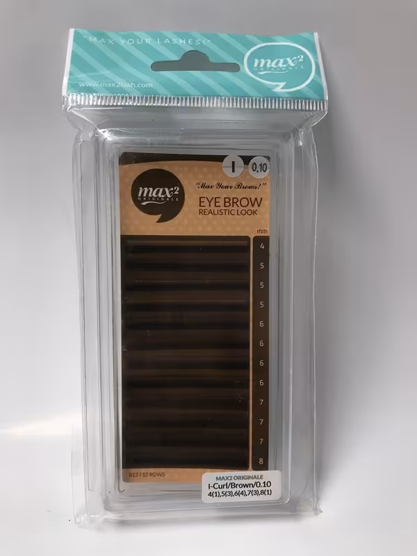 ابرو اکستنشن قهوه ای مکسی 2 max2 - 8MM