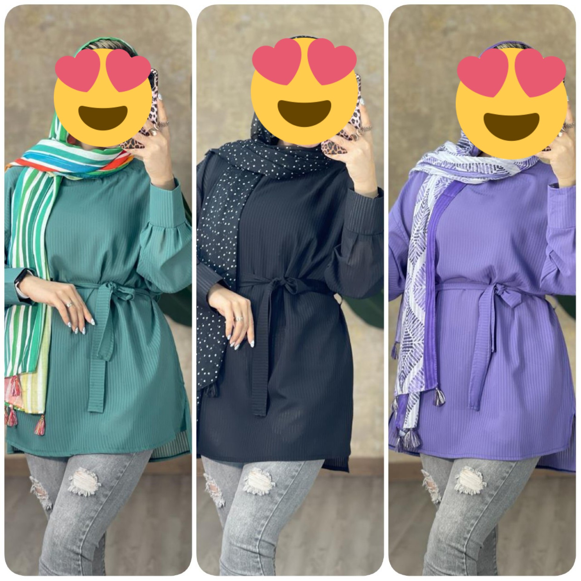 مانتو پانچ حریر میله ای جلوبسته مانتو پانچ دخترانه و زنانه شومیز مانتویی تابستونی خنک تونیک مانتویی حریرمیله ای