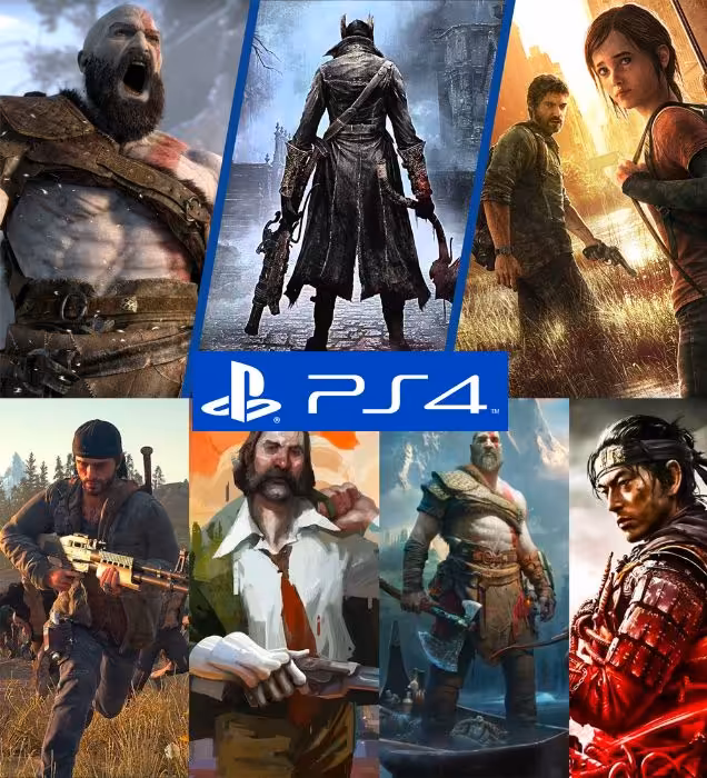 پکیج نصب 15 بازی پلی استیشن 4 ظرفیت یک ترابایت - 10 بازی انتخابی