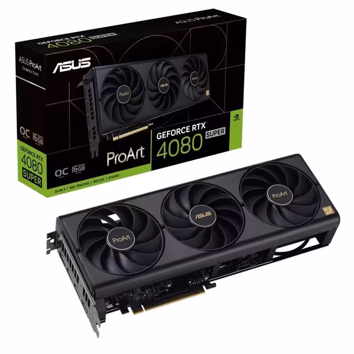 کارت گرافیک ایسوس مدل ProArt GeForce RTX 4080 SUPER GDDR6X OC Edition حافظه 16 گیگابایت