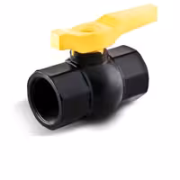 شیر توپی دسته پلیمری سایز63ویسپار