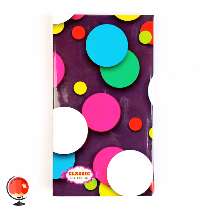 دفترچه یادداشت 60 برگ  کلاسیک جلد سخت طرح توپی کد 25612