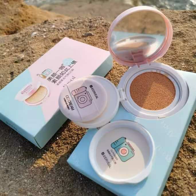 کوشن طرح دوربین (پنکک مایع)