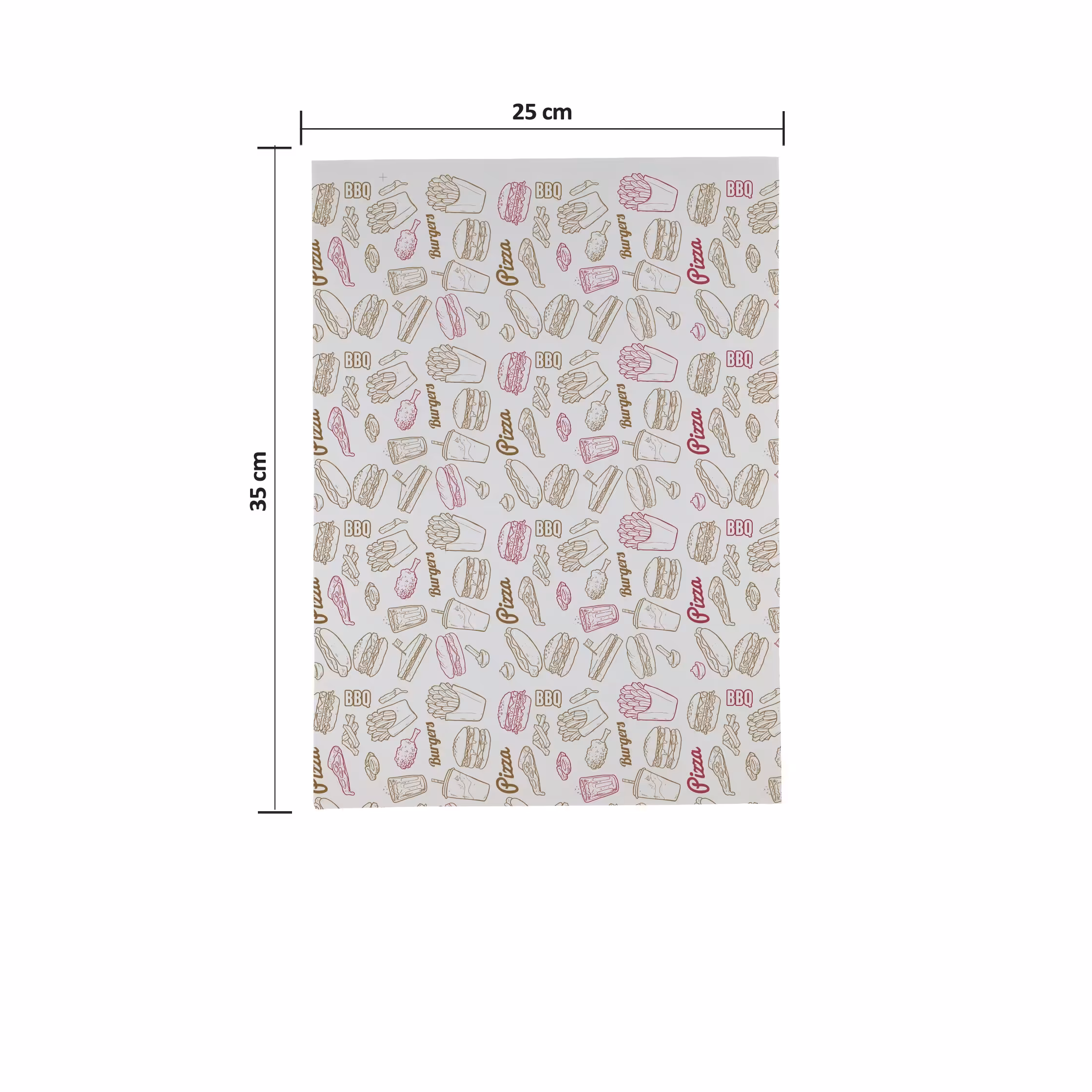 کاغذ کاهی 25x35 (چاپ شده) بسته  یک کیلویی