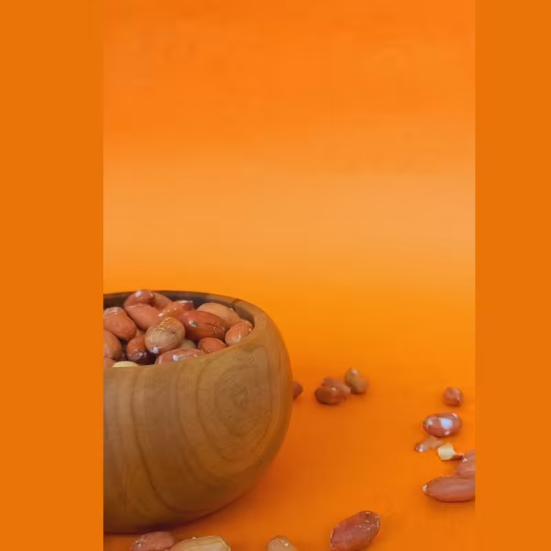 بادام زمینی ریز 500 گرمی آستانه گیلانطور (1403)