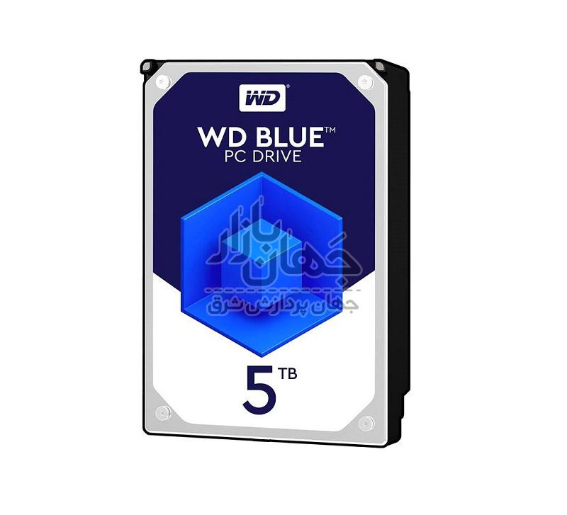 هارد دیسک اینترنال وسترن دیجیتال آبی ظرفیت 5 ترابایت مدل WD50EZRZ