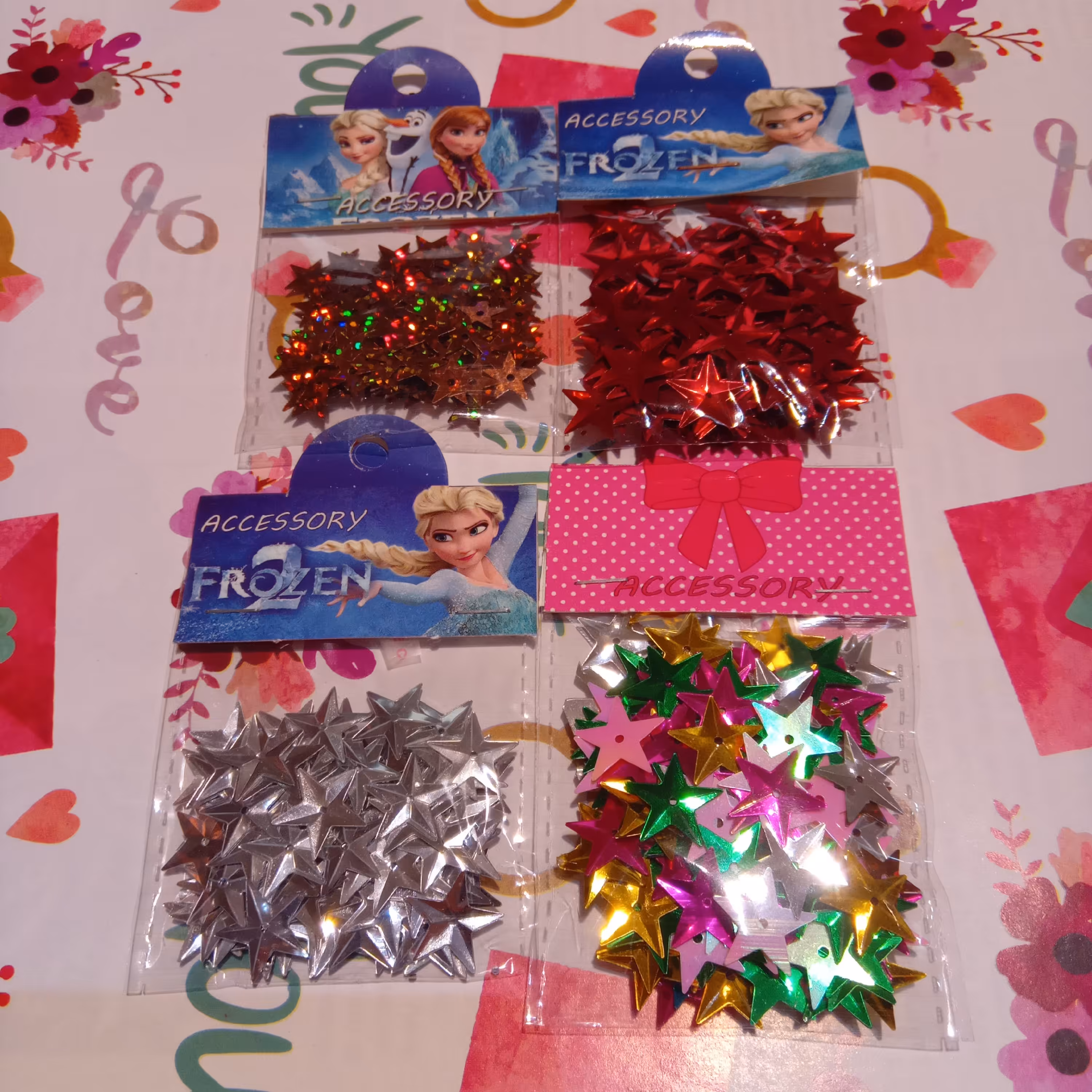 پولک ستاره ای تزیینی(همینو خواستم)