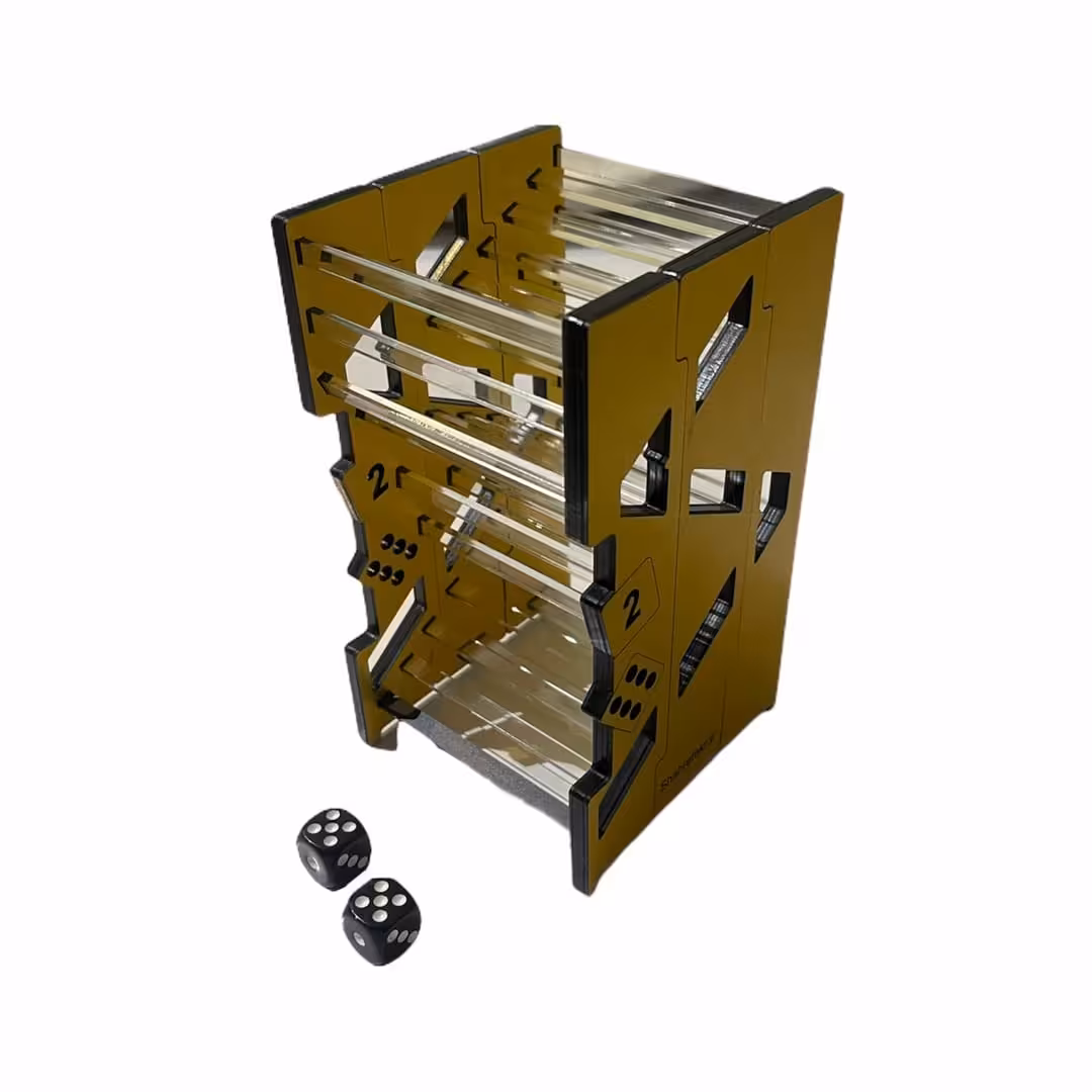 تاس ریز مدل طلایی