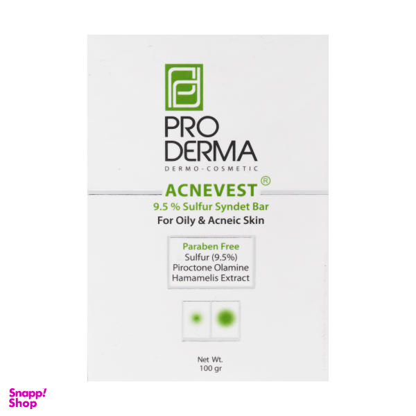 پن پوست چرب پرودرما مدل Acnevest مقدار 100 گرم