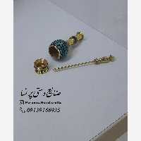 سرمه دان فیروزه کوبی شده  برند پرنسا ارسال رایگان