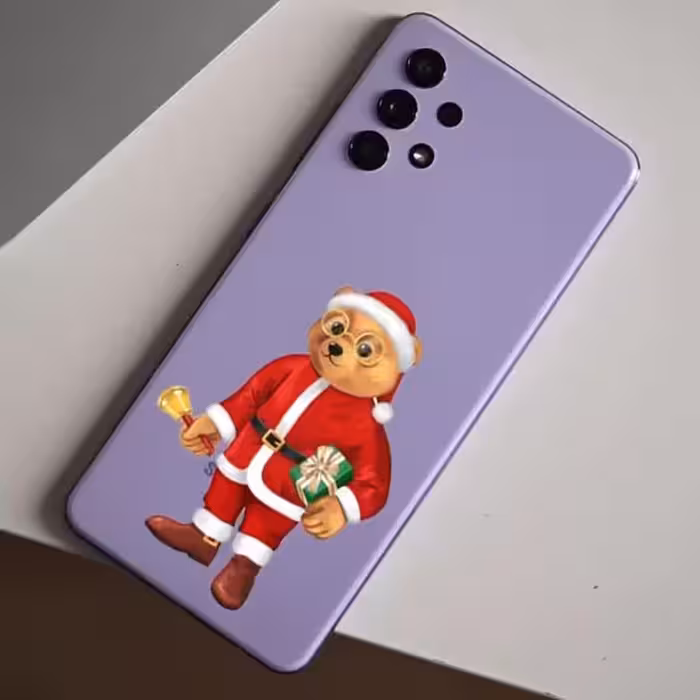 قاب موبایل طرحدار با طرح خرس پولو بابا نویل