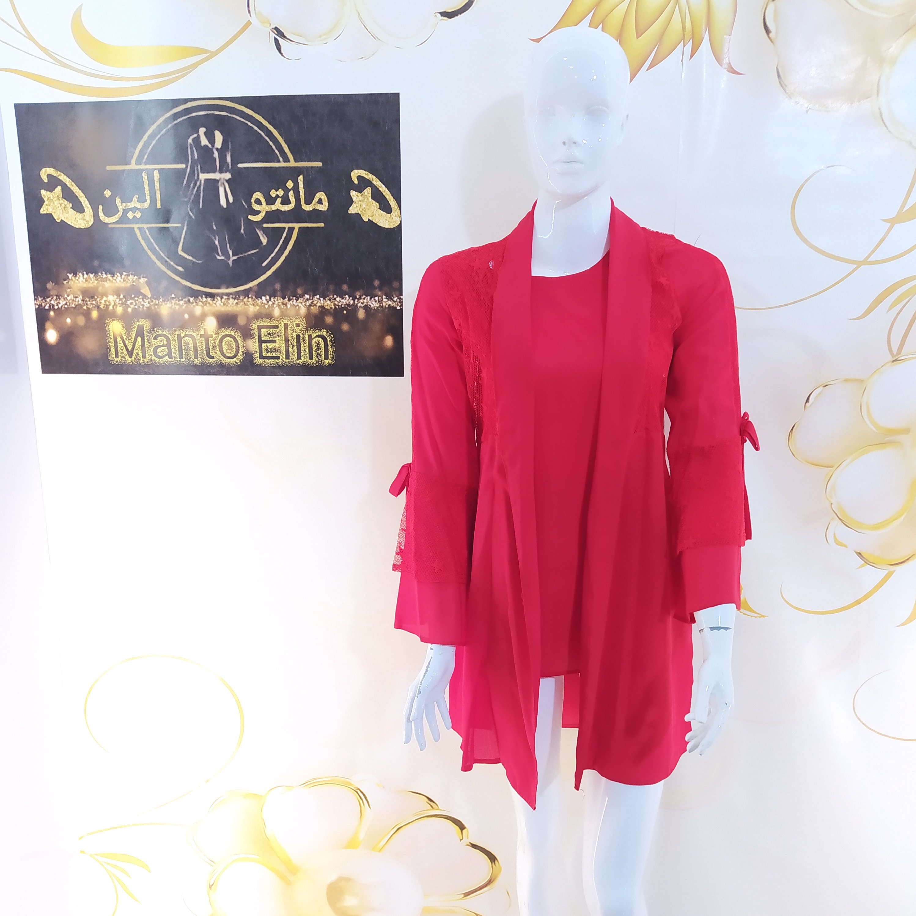 شومیز جنس حریر مدل آستین کلوش دوتیکه چسبیده یقه پاپیون با رنگهای قرمز -زرشکی -صورتی و سایزهای 1-2-3 مناسب 38تا46