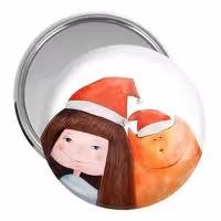 آینه جیبی خندالو مدل دخترونه کد 6102