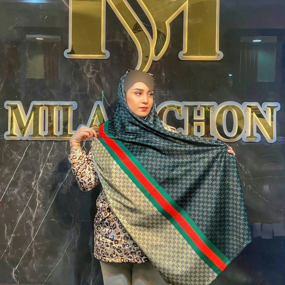 شال مخمل اکلیلی شیک و زیبا حاشیه دودوخت در 8 طرح جذاب اکسسوری جذاب