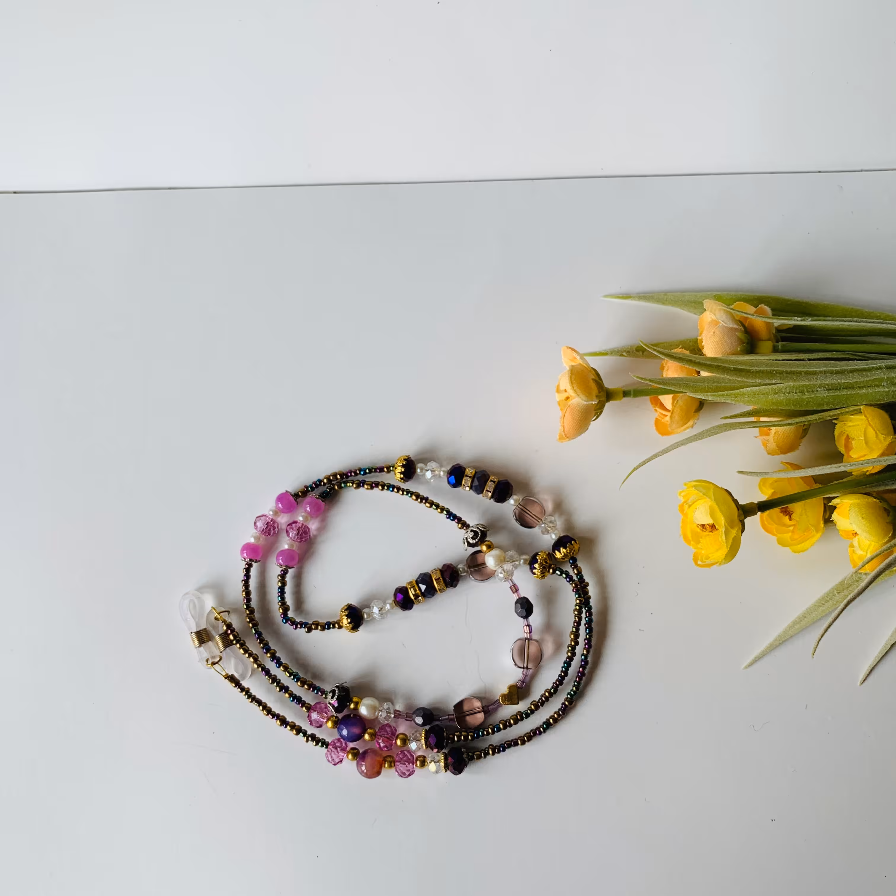 بند عینک بادمجانی