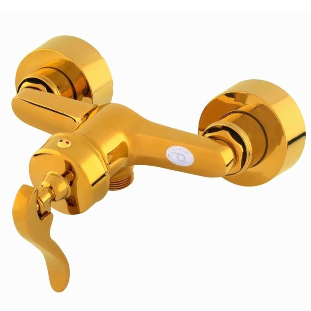 شیر توالت آنتیک طلایی