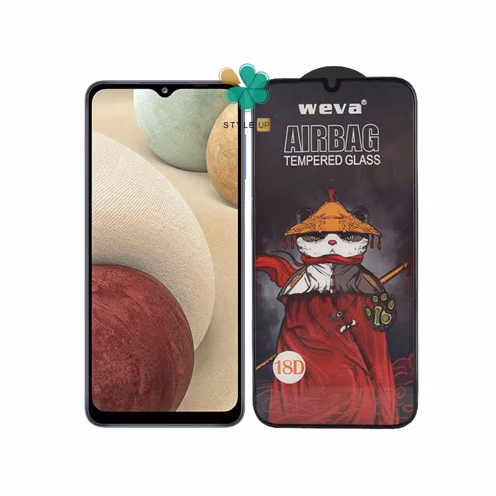 گلس گوشی سامسونگ Samsung Galaxy A12 Nacho مدل ایربگ دار