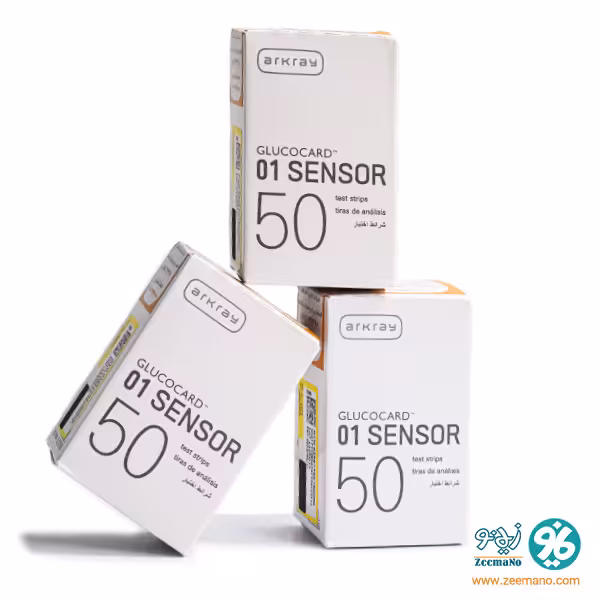 نوار تست قند خون گلوکوکارد GLUCOCARD 01 بسته 50 عددی