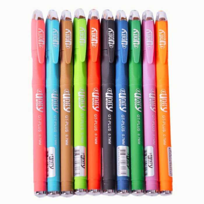 خودکار رنگی یونیتی مدل GT-PLUS 0.7 بسته 10 عددی