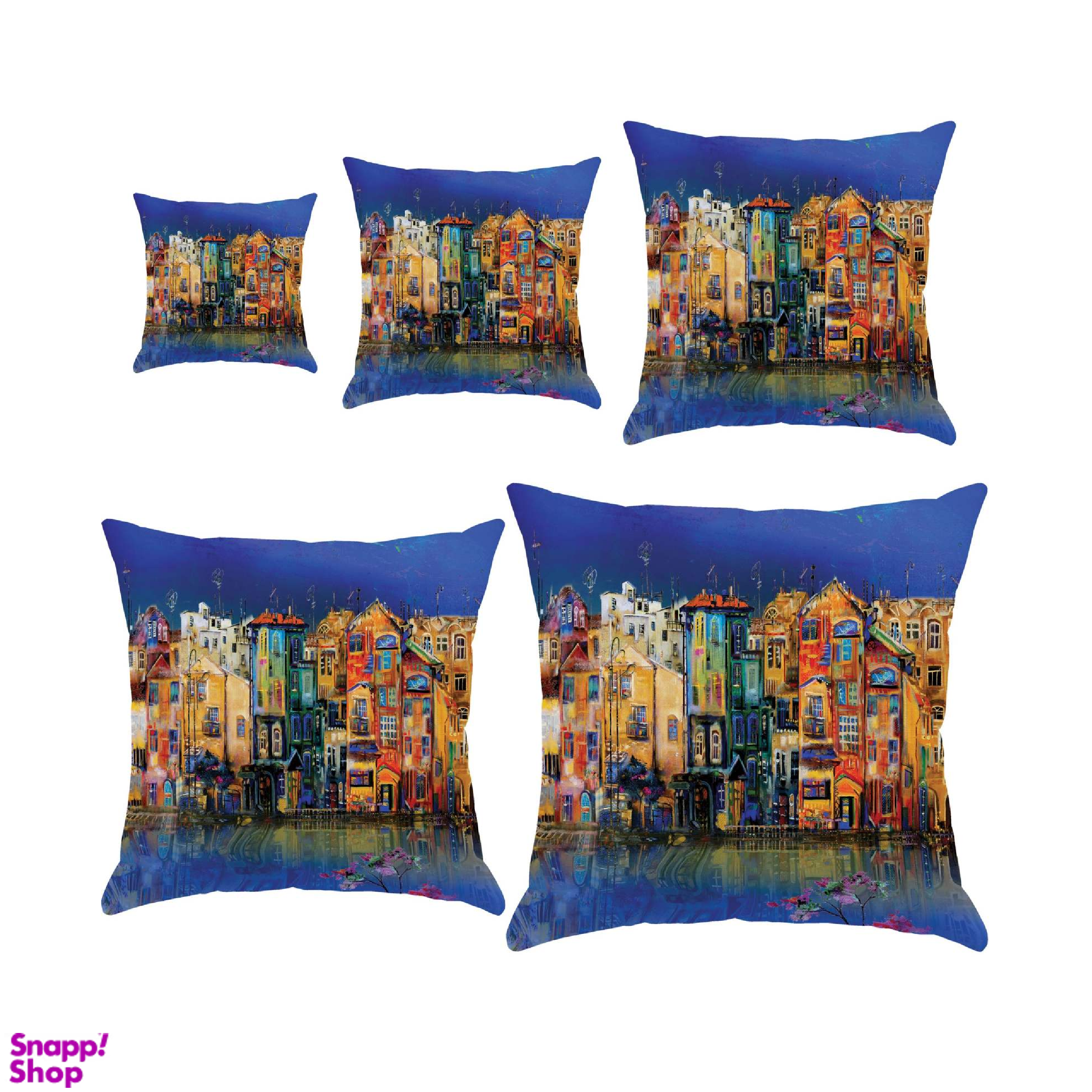 کوسن مدل S5-10307 مجموعه 5 عددی چند رنگ