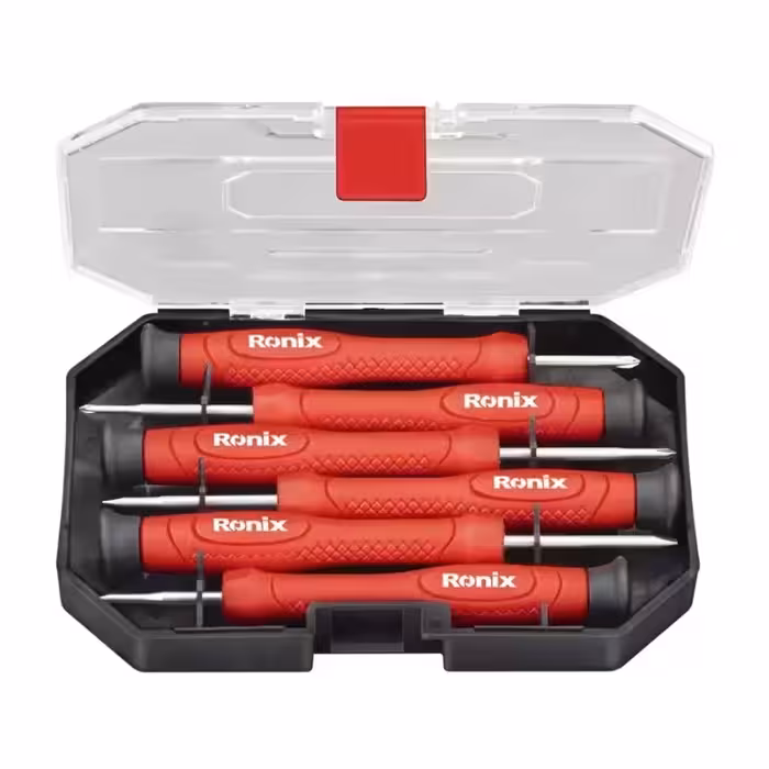 ست 6 عددی پیچ گوشتی ساعتی رونیکس مدل RH-2712