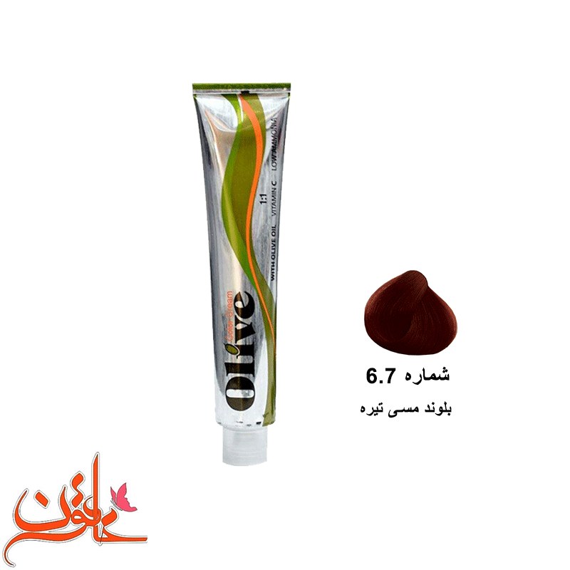 رنگ مو الیو شماره 67 مسی رنگ بلوند مسی تیره