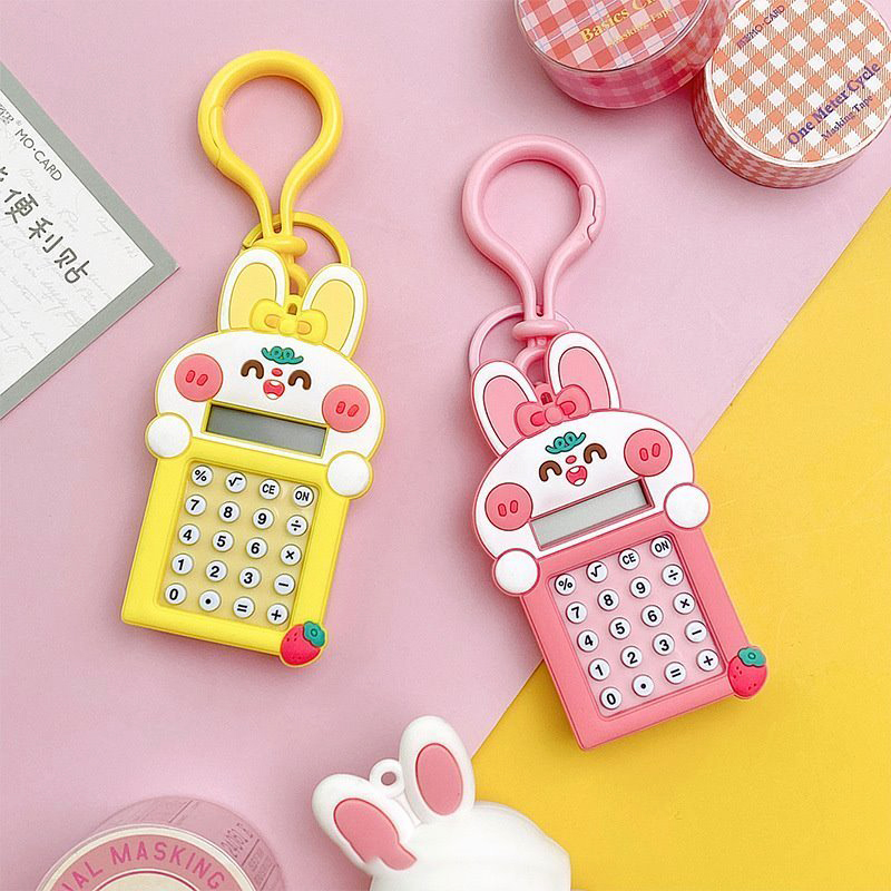 ماشين حساب فانتزی آويز دار طرح خرگوش