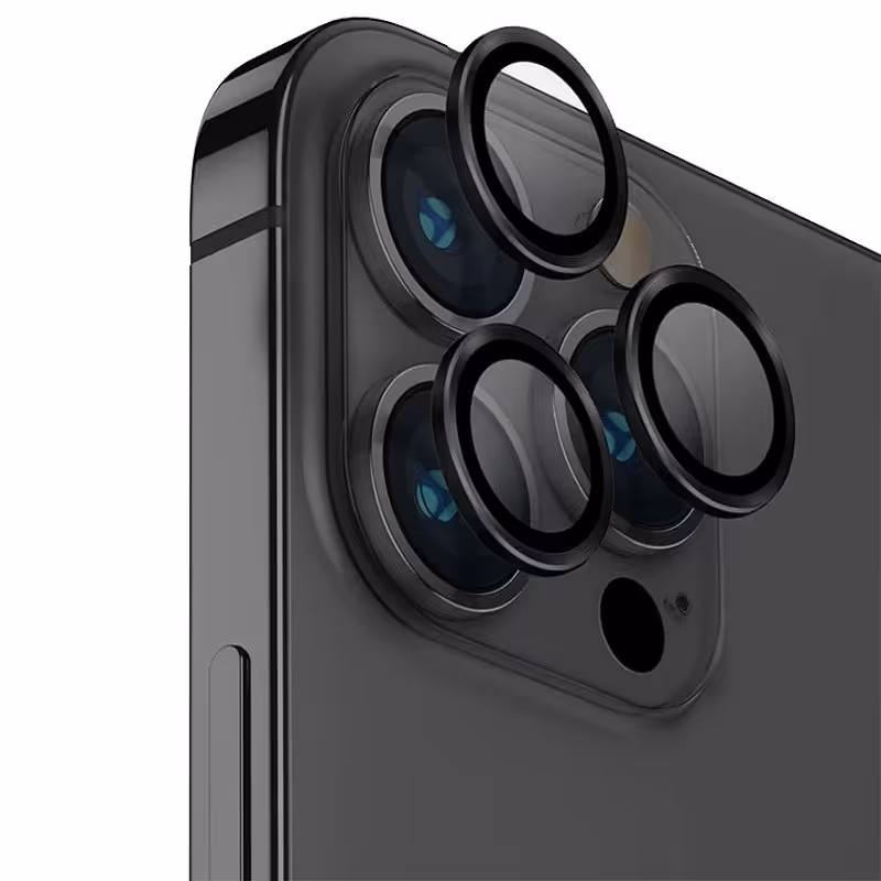 محافظ لنز دوربین اپل iPhone 12 Pro-ProMax مدل رینگی اصلی  - مشکی